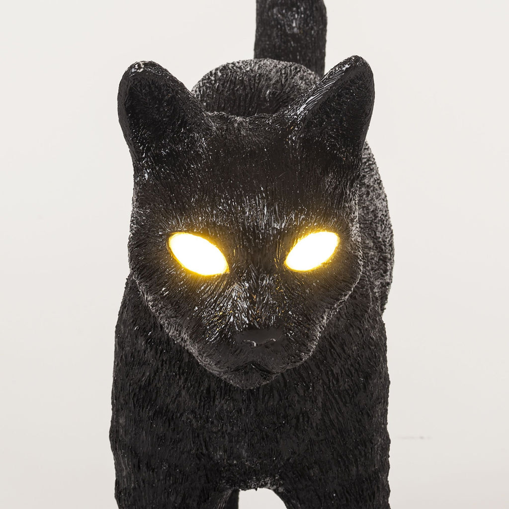 Lampe chat Jobby The Cat Noir de Studio Job - Seletti-The Woods Gallery