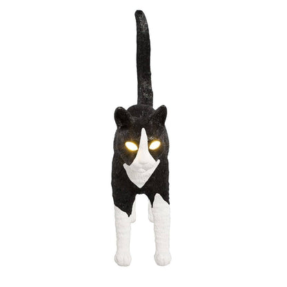 Lampe chat Jobby The Cat Noir et Blanc de Studio Job - Seletti-The Woods Gallery