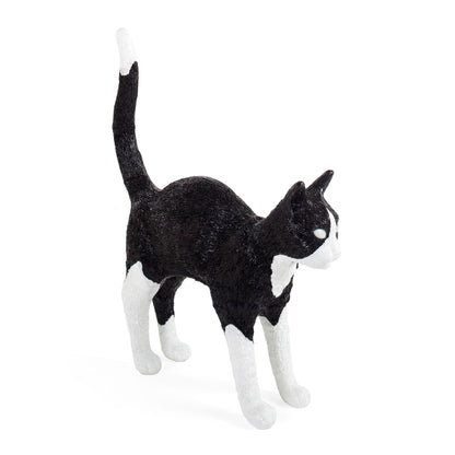 Lampe chat Jobby The Cat Noir et Blanc de Studio Job - Seletti-The Woods Gallery