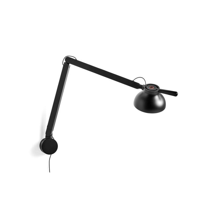 Lampe de bureau PC double arm with wall bracket de Pierre Charpin - Hay-Soft black-The Woods Gallery
