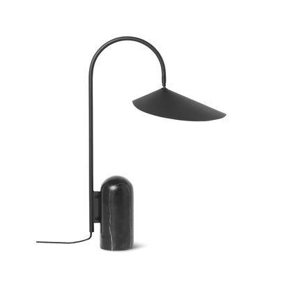 Lampe de table Arum - Ferm Living-Noir-The Woods Gallery