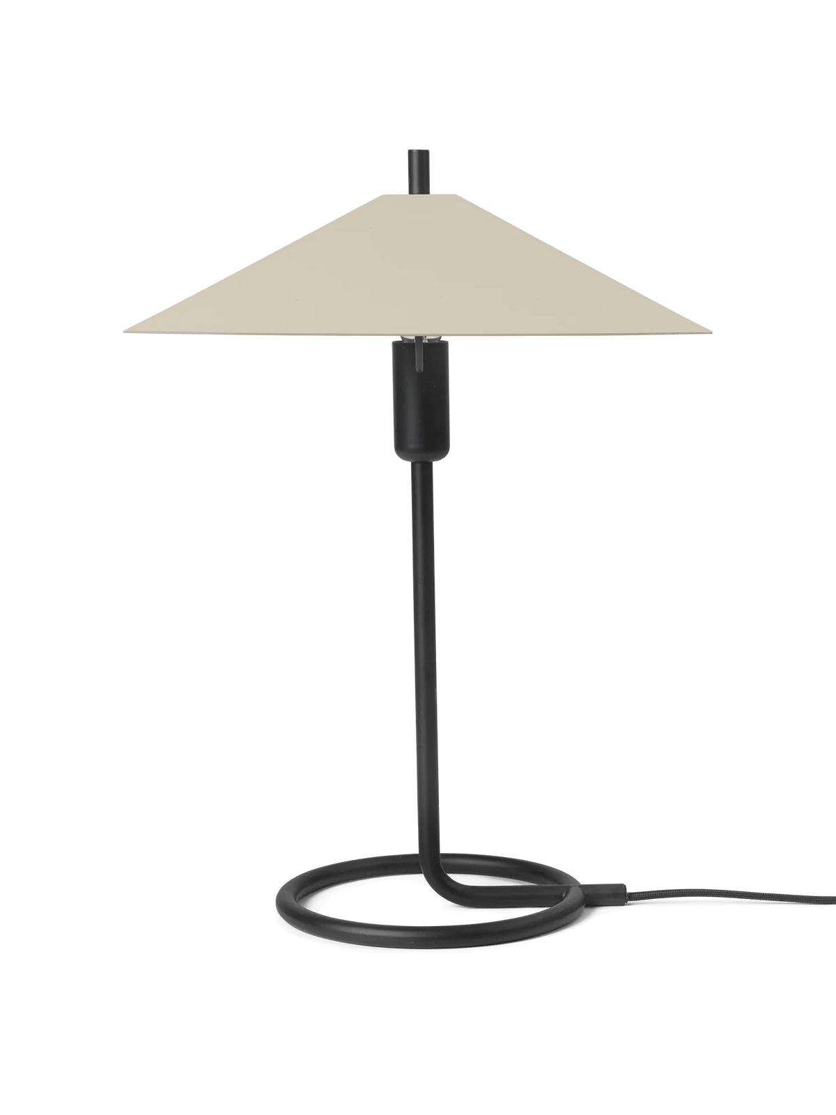 Lampe de table Filo - Ferm Living-Noir-Beige-The Woods Gallery