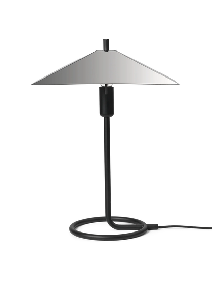 Lampe de table Filo - Ferm Living-Noir-Chrome-The Woods Gallery