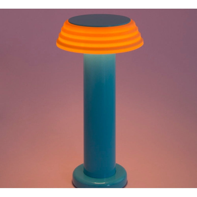 Lampe de table PL1 - George Sowden-Bleu et Jaune-The Woods Gallery