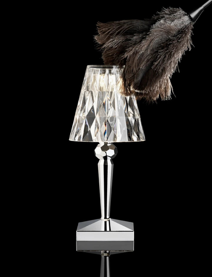 Lampe métal Battery de Ferruccio Laviani - Kartell-Chromé-The Woods Gallery