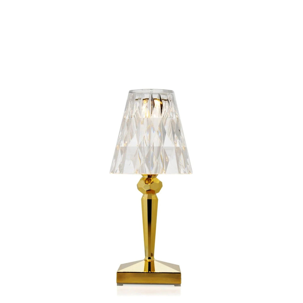 Lampe métal Battery de Ferruccio Laviani - Kartell-Chromé-The Woods Gallery