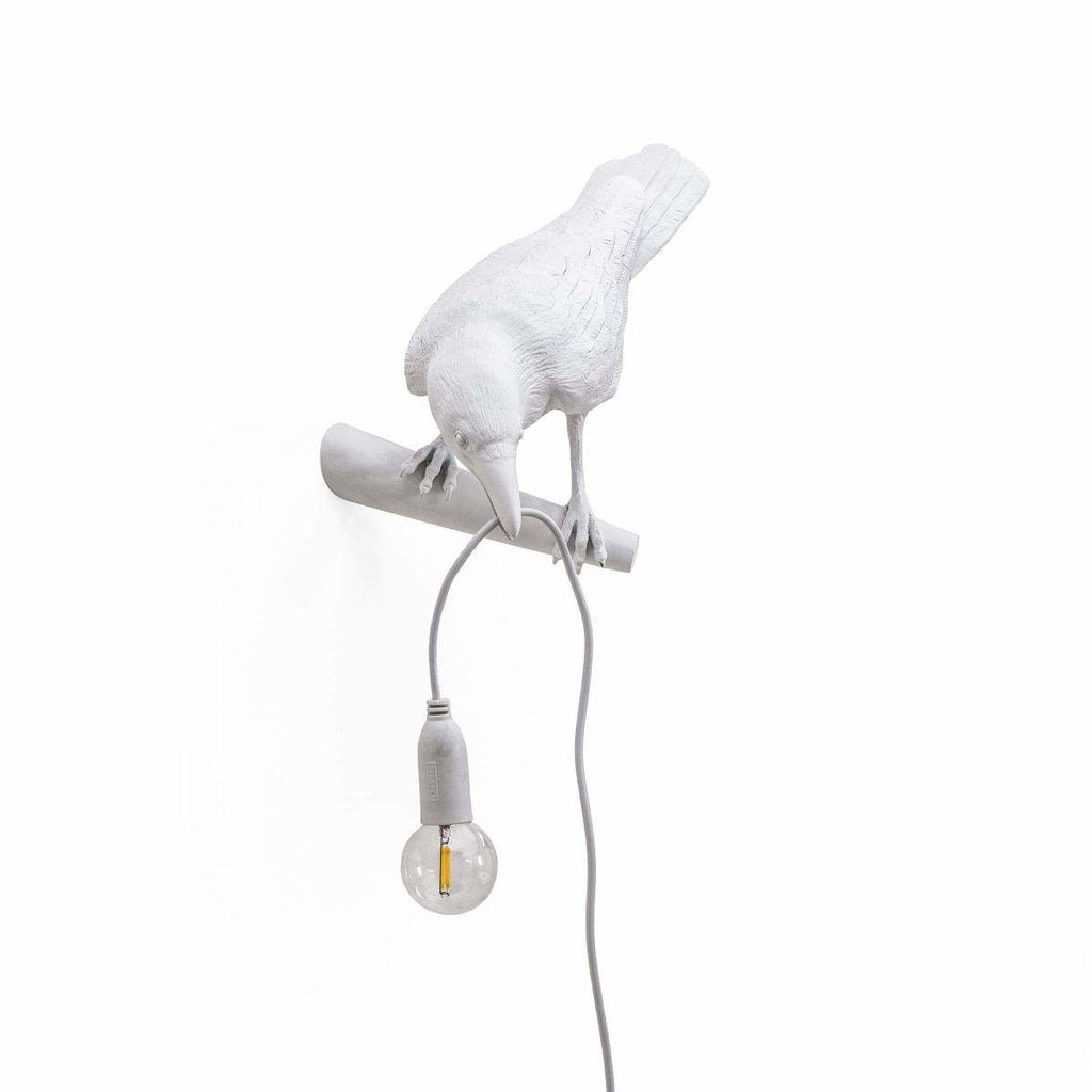 Lampe oiseau Bird Looking de Marcantonio - Seletti-Blanc-The Woods Gallery