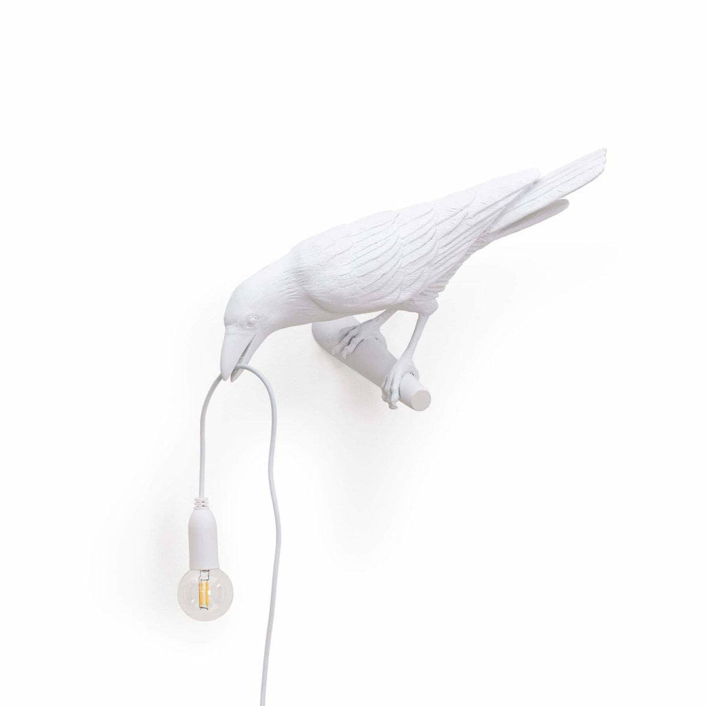 Lampe oiseau Bird Looking de Marcantonio - Seletti-Blanc-The Woods Gallery