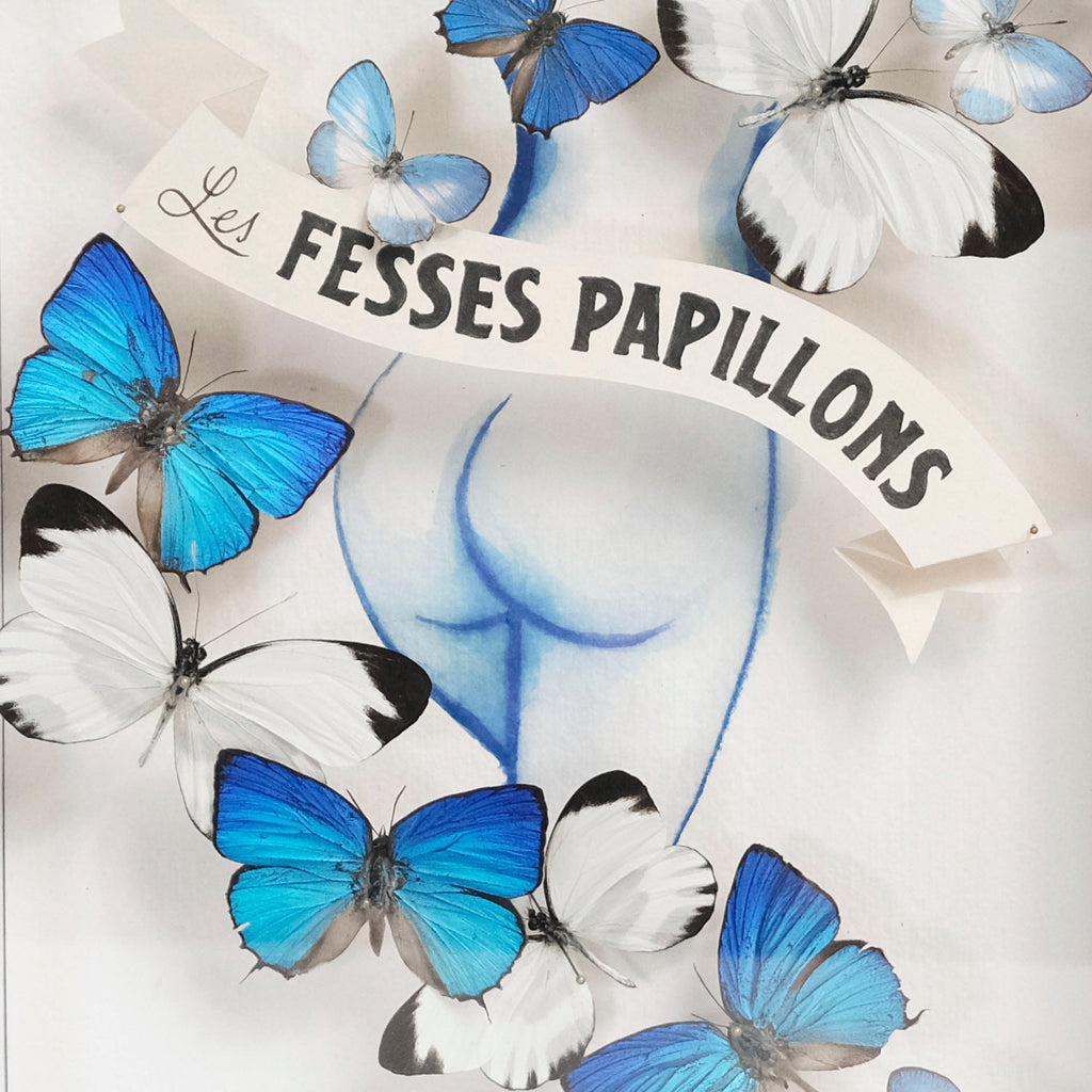 Les fesses Papillons - Petites Luxures x Pocket Factory-Edition limitée à 100 exemplaires-The Woods Gallery
