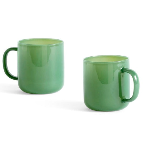 Lot de 2 mugs borosilicate - Hay-Vert-The Woods Gallery
