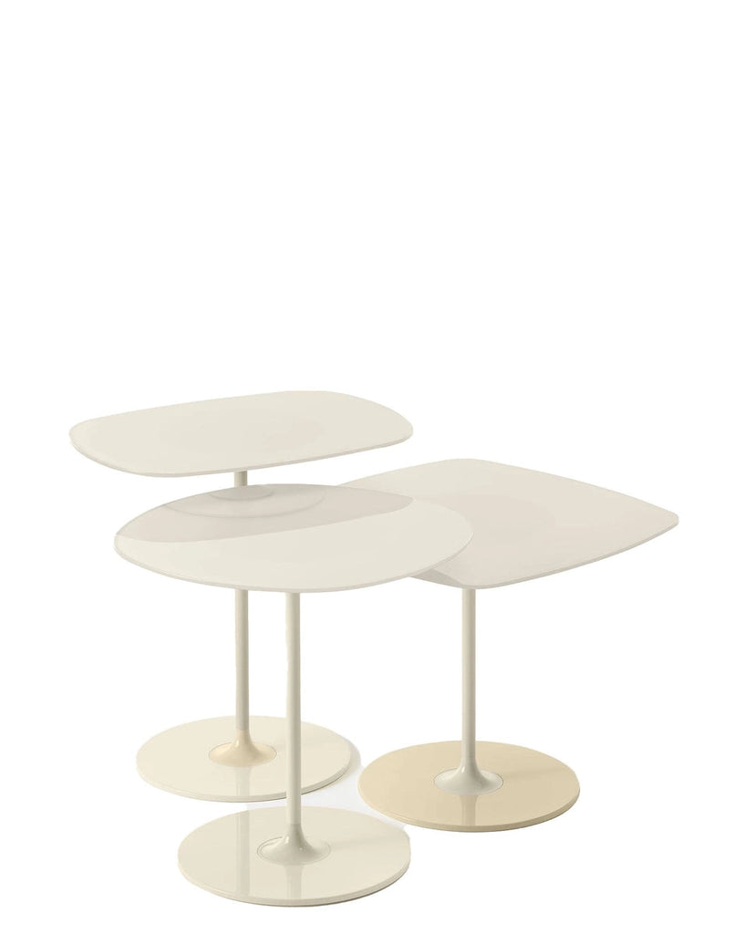 Lot de 3 tables d'appoint Thierry de Piero Lissoni - Kartell-Bleu-The Woods Gallery