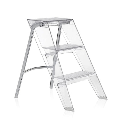 Marche pied - Escabeau Upper de Alberto Meda + Paolo Rizzatto - Kartell-Cristal-The Woods Gallery