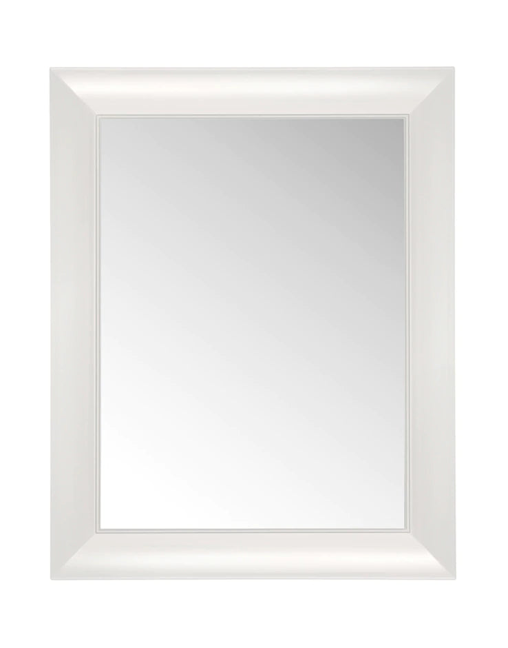 Miroir François Ghost 111 x 88 cm de Philippe Starck - Kartell-Blanc brillant-The Woods Gallery