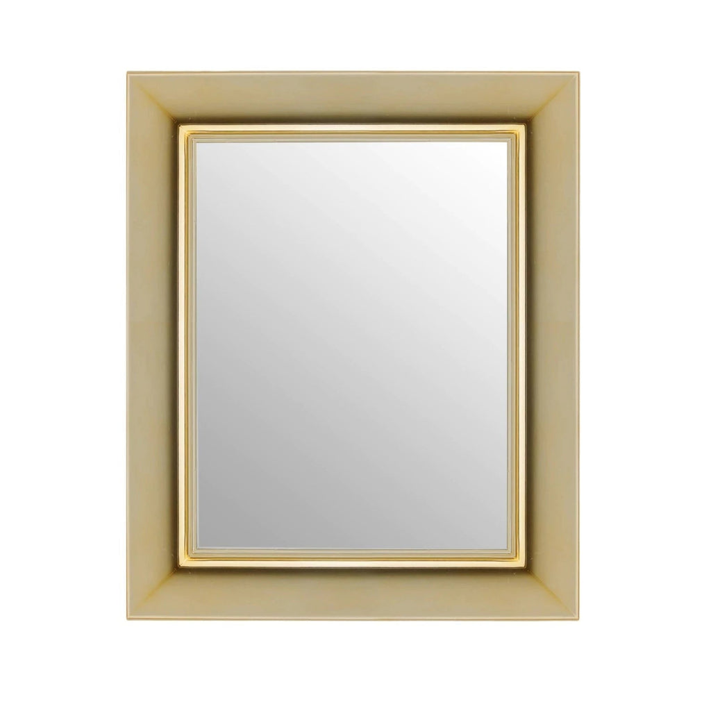 Miroir François Ghost 79 x 65 cm de Philippe Starck - Kartell-Blanc brillant-The Woods Gallery