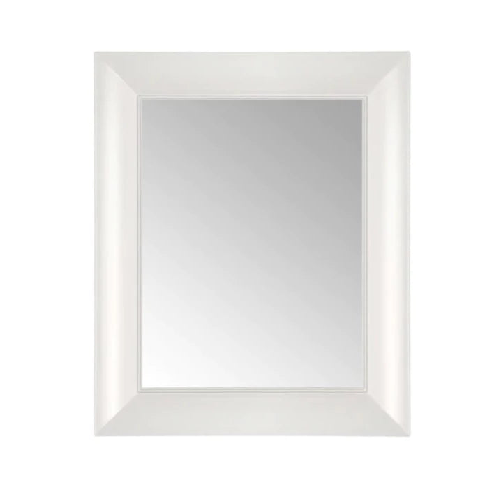 Miroir François Ghost 79 x 65 cm de Philippe Starck - Kartell-Blanc brillant-The Woods Gallery