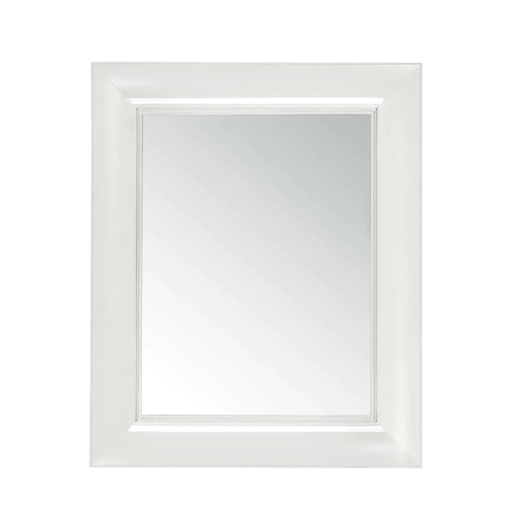Miroir François Ghost 79 x 65 cm de Philippe Starck - Kartell-Blanc brillant-The Woods Gallery
