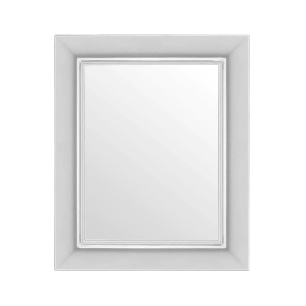 Miroir François Ghost 79 x 65 cm de Philippe Starck - Kartell-Blanc brillant-The Woods Gallery