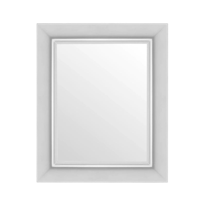 Miroir François Ghost 79 x 65 cm de Philippe Starck - Kartell-Blanc brillant-The Woods Gallery