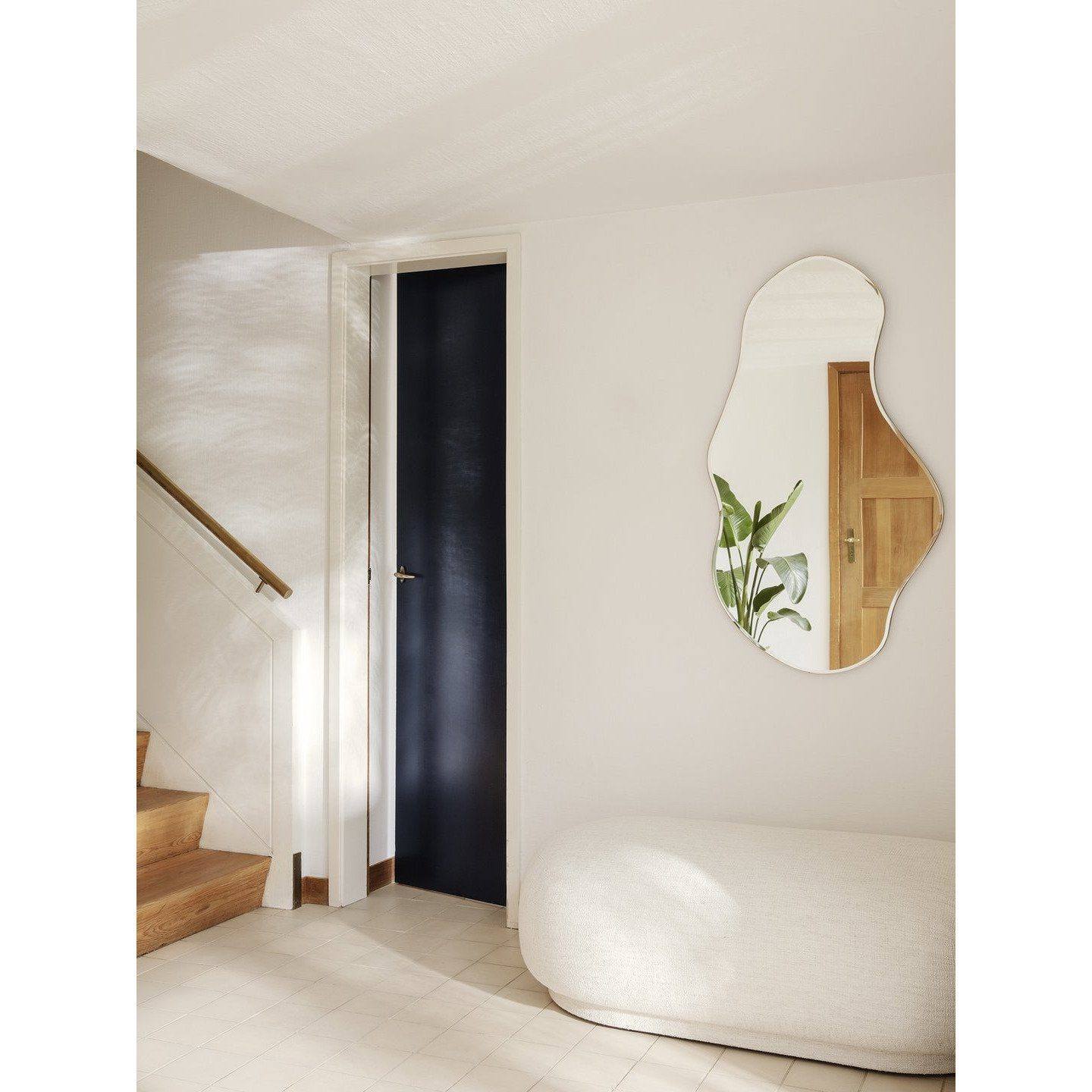 Pond Large Brass Mirror by Trine Andersen - Ferm Living Default Tit