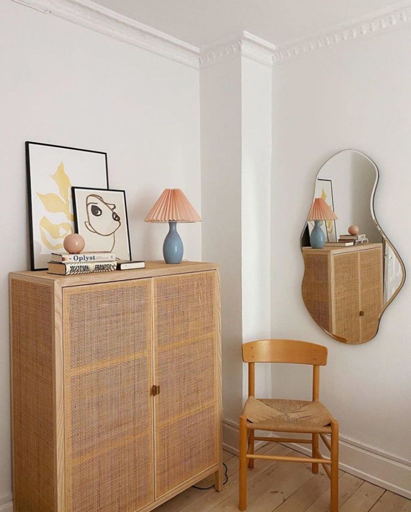Miroir Pond Large Laiton de Trine Andersen - Ferm Living-The Woods Gallery