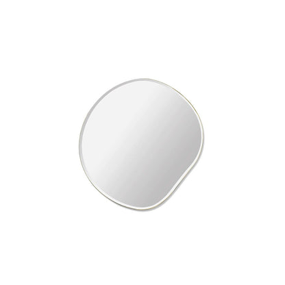 Miroir Pond rond Small Dark Chrome de Trine Andersen - Ferm Living-The Woods Gallery