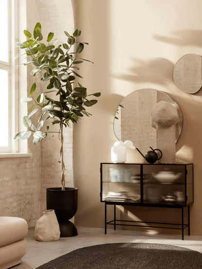Miroir Pond rond XL Laiton de Trine Andersen - Ferm Living-The Woods Gallery