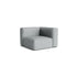 Module S1061 canapé Mags Soft- accoudoir droit - Hay-vue de trois quarts, tissu gris clair-The Woods Gallery
