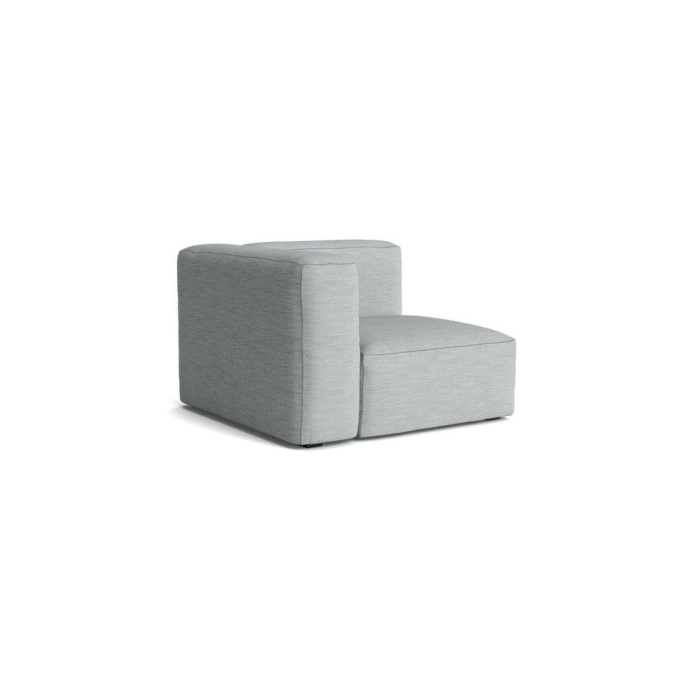 Module S1062 canapé Mags Soft- accoudoir gauche - Hay-module gris vu de trois quarts sur fond blanc-The Woods Gallery