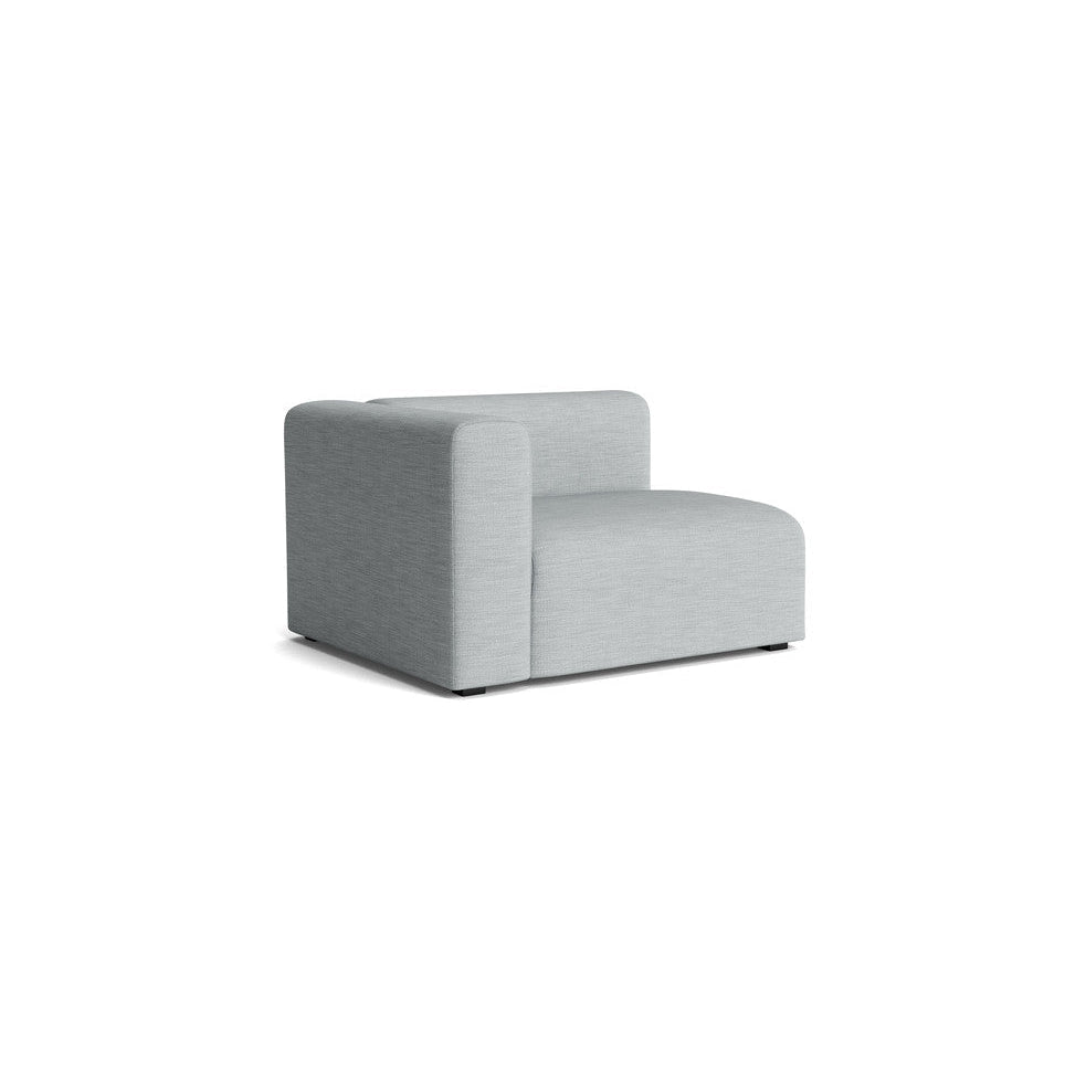 Module S1962 canapé Mags Soft- accoudoir gauche large - Hay-module gris vu de trois quarts sur fond blanc-The Woods Gallery
