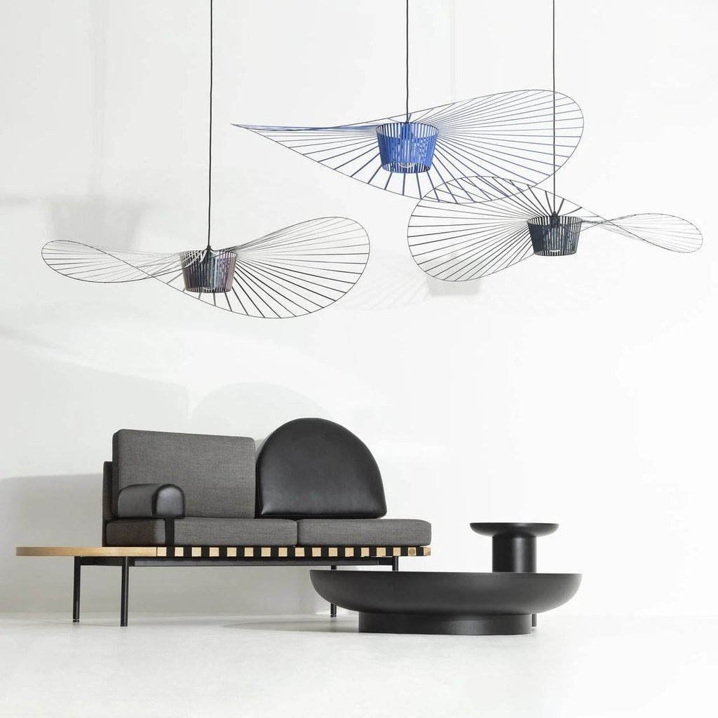 Moyenne Suspension Vertigo Ø140 cm de Constance Guisset - Petite Friture-Noir-The Woods Gallery