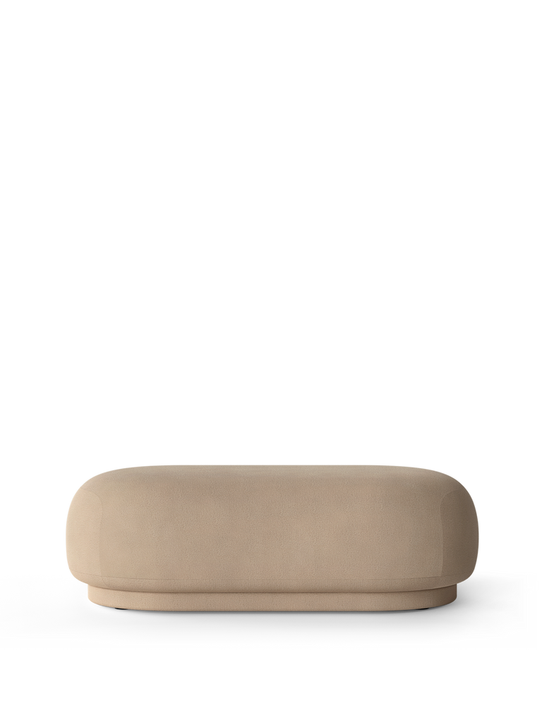 Ottoman Rico Brushed de Trine Andersen - Ferm Living-Sable-The Woods Gallery