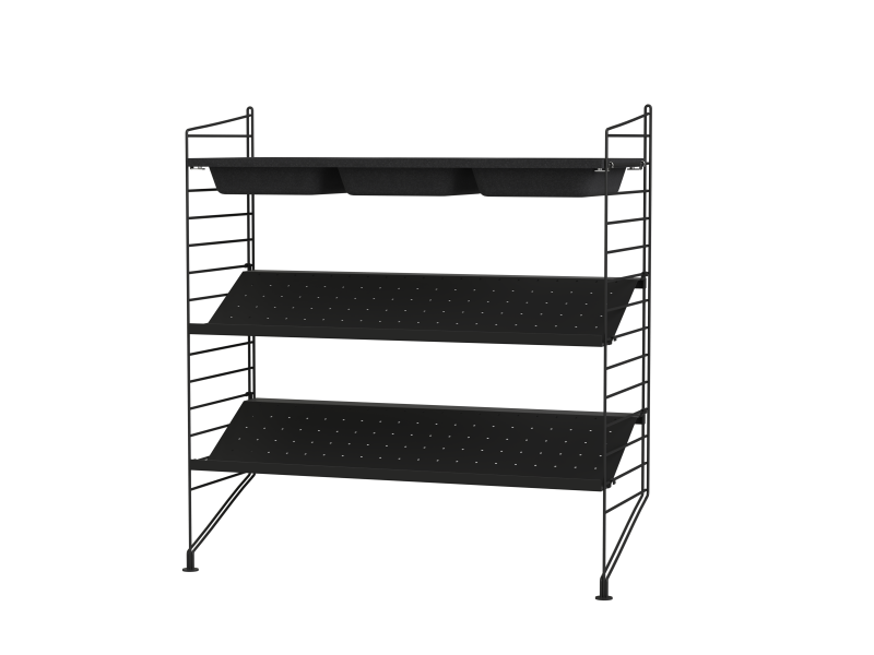 Pack Entrée Hallway C - String Furniture-Blanc-The Woods Gallery