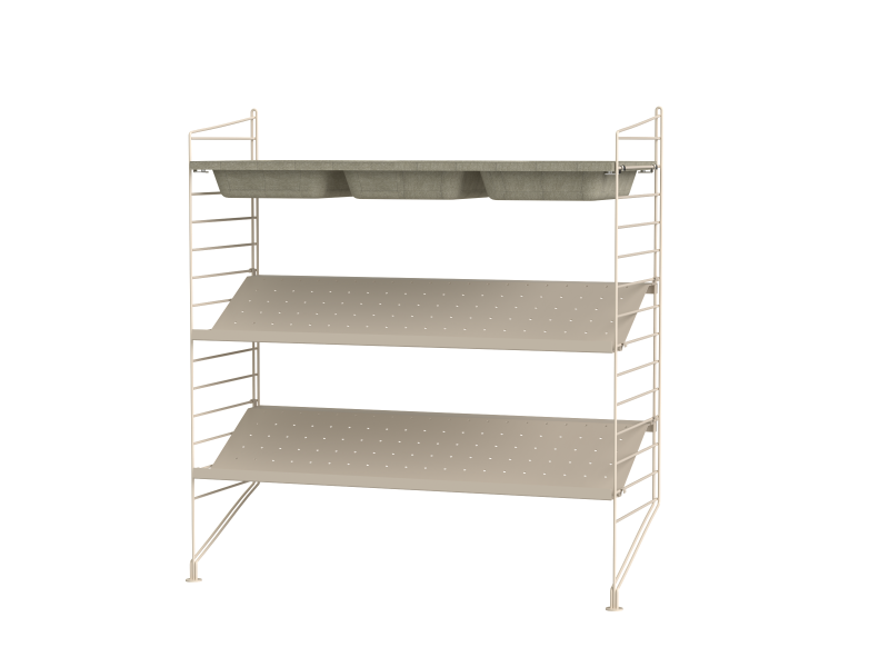 Pack Entrée Hallway C - String Furniture-Blanc-The Woods Gallery