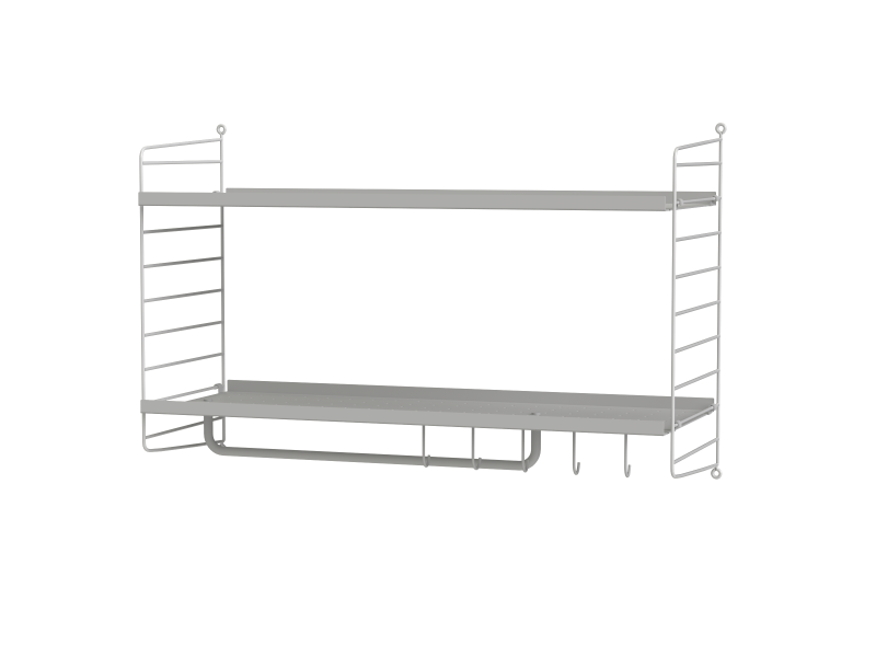 Pack Entrée Hallway D - String Furniture-Blanc-The Woods Gallery