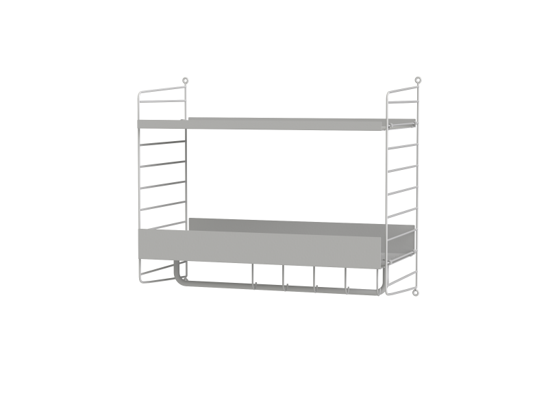 Pack Entrée Hallway G - String Furniture-Blanc-The Woods Gallery