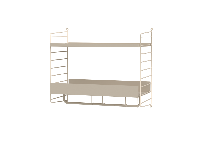 Pack Entrée Hallway G - String Furniture-Blanc-The Woods Gallery