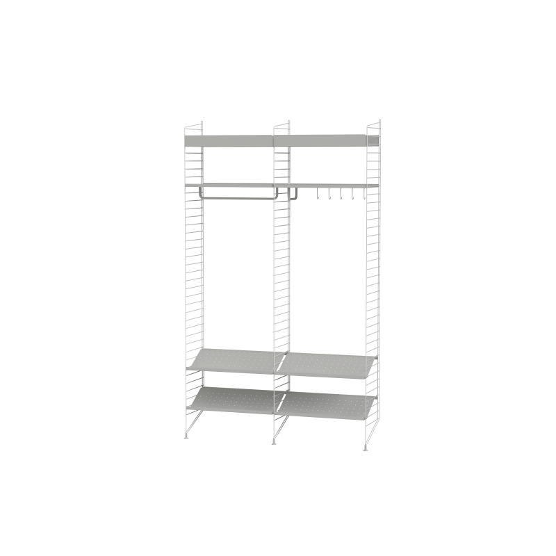 Pack Entrée Hallway K - String Furniture-Blanc-The Woods Gallery