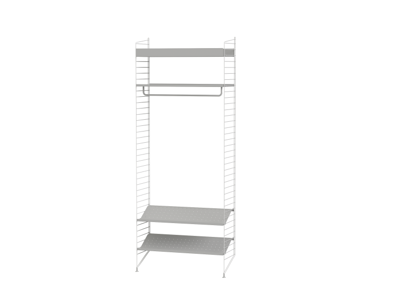 Pack Entrée Hallway L - String Furniture-Blanc-The Woods Gallery