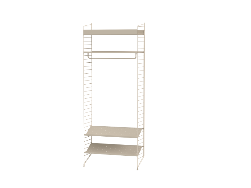 Pack Entrée Hallway L - String Furniture-Blanc-The Woods Gallery