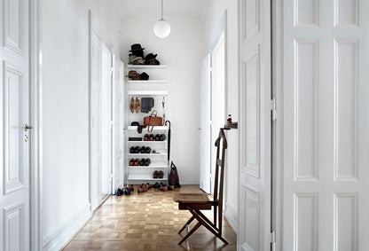 Pack Entrée Hallway L - String Furniture-Blanc-The Woods Gallery