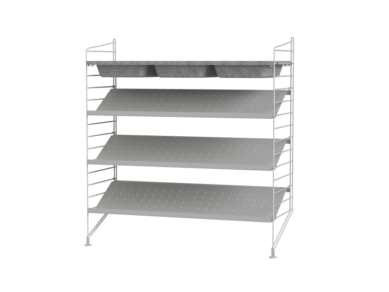 Pack Entrée Hallway O - String Furniture-Blanc-The Woods Gallery