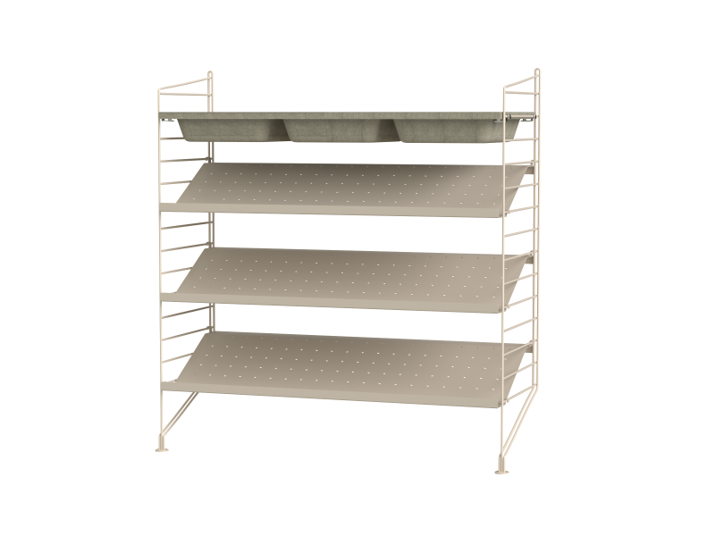 Pack Entrée Hallway O - String Furniture-Blanc-The Woods Gallery