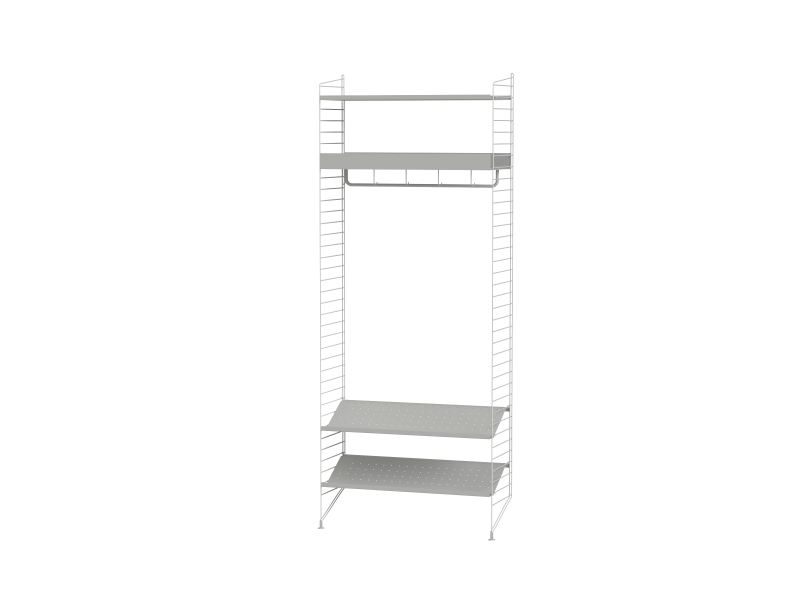 Pack Entrée Hallway R - String Furniture-Blanc-The Woods Gallery