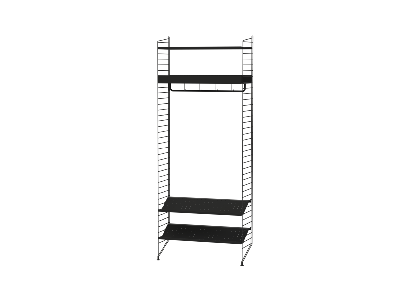 Pack Entrée Hallway R - String Furniture-Blanc-The Woods Gallery