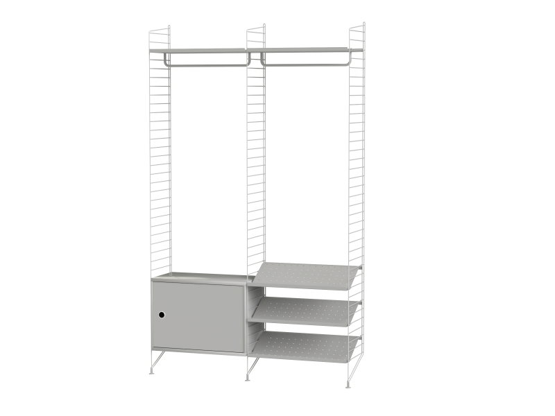 Pack Entrée Hallway S - String Furniture-Blanc-The Woods Gallery