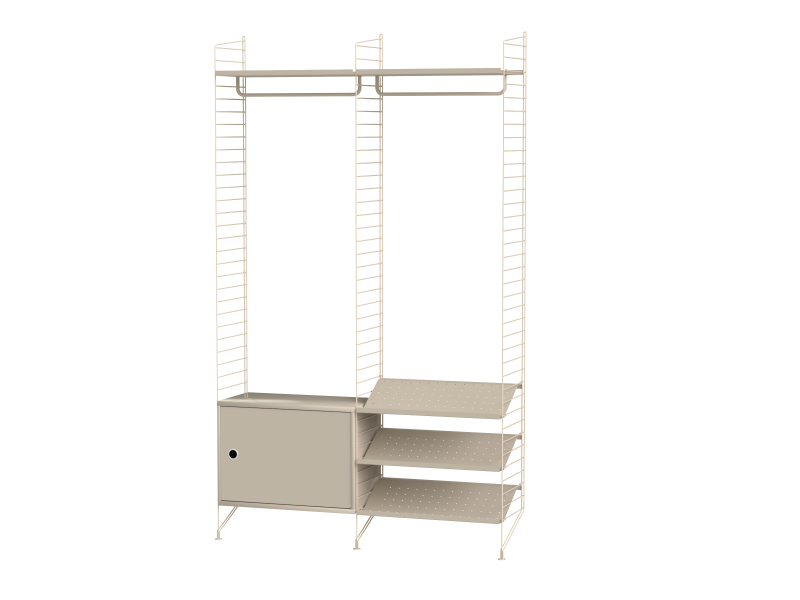 Pack Entrée Hallway S - String Furniture-Blanc-The Woods Gallery