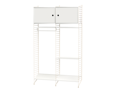 Pack Entrée Hallway T - String Furniture-Blanc - Beige-The Woods Gallery