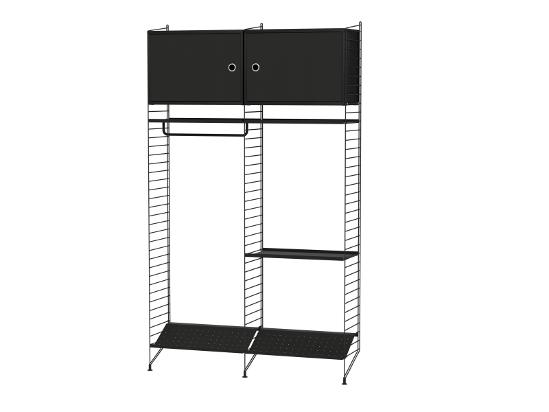 Pack Entrée Hallway T - String Furniture-Blanc-The Woods Gallery