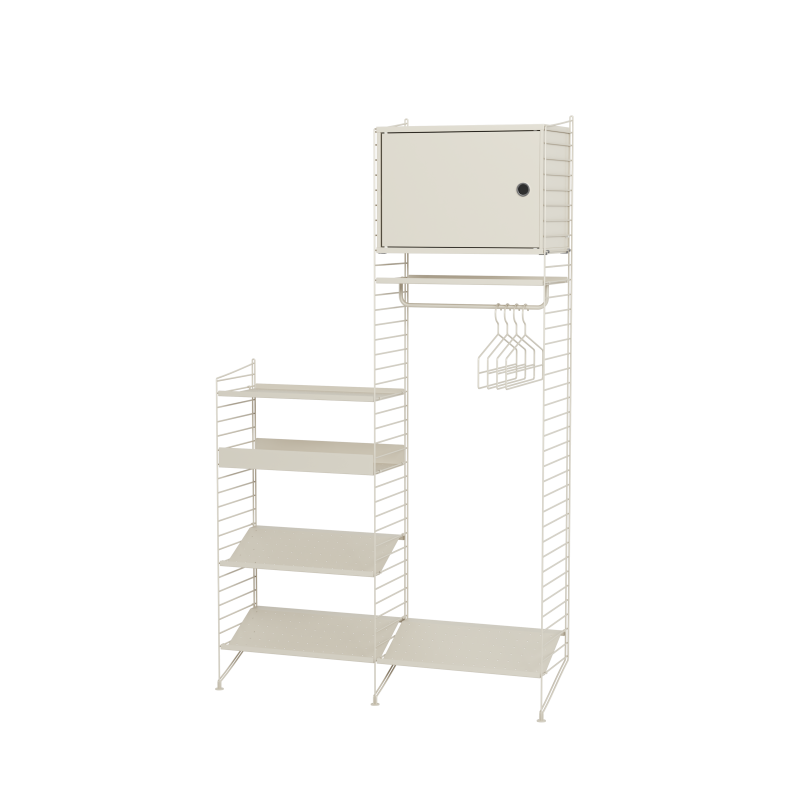 Pack Entrée Hallway U - String Furniture-Blanc-The Woods Gallery