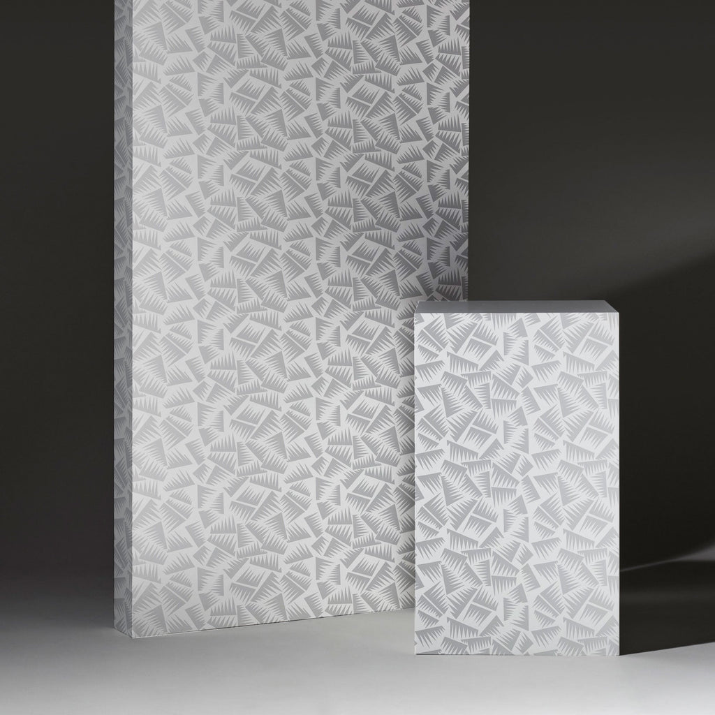 Papier Peint "JER" de Jacques-Emile Uhlmann - La Chance-Noir & Blanc-The Woods Gallery